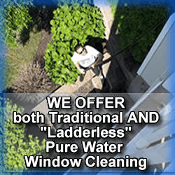 ladderless pure water window cleaning in Montclair nj